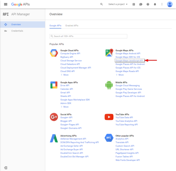 How to register a free Google Maps API key » Maps Marker Pro the 1