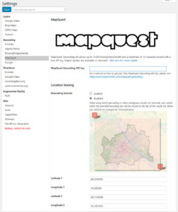 How to setup MapQuest geocoding › Maps Marker Pro